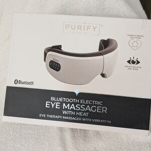 Bluetooth Electric Eye Massager - White